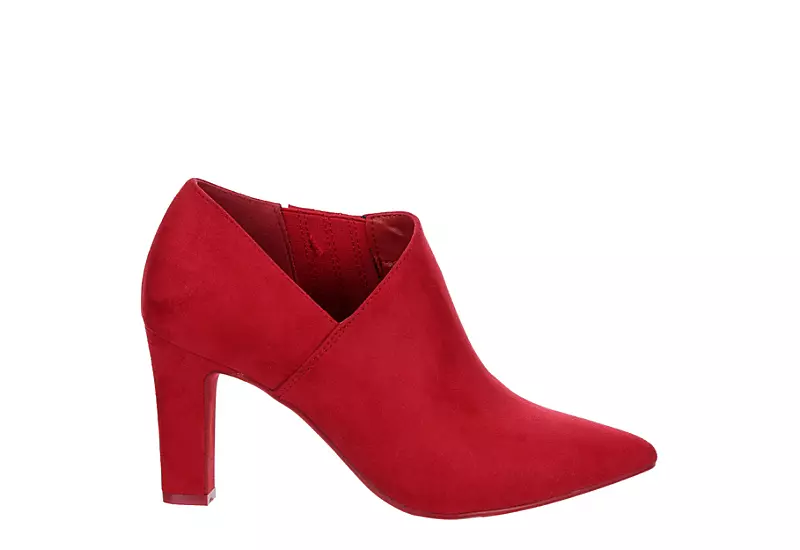 Michael By Michael Shannon Womens Nora Bootie - Red - Image 2