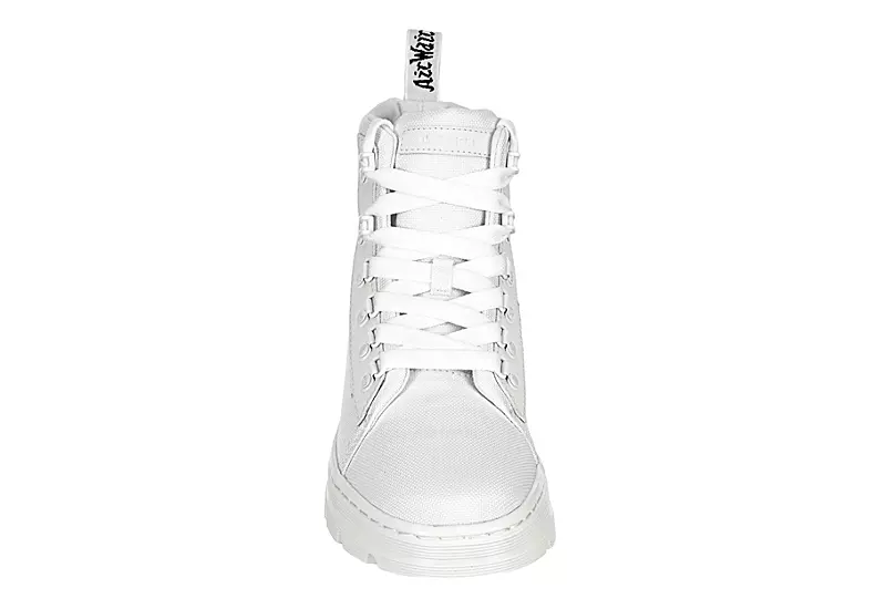 Dr. Martens Dr.martens Womens Combs Nylon Combat Boot - White - Image 3