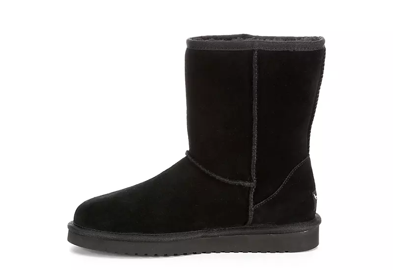 Koolaburra By Ugg Womens Koola Short Fur Boot - Black - Image 4