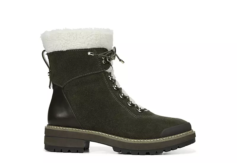 Franco Sarto Womens Rosella Combat Boot - Green - Image 2