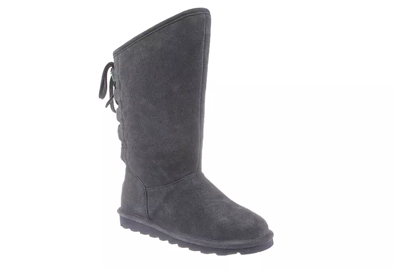 Bearpaw Womens Phylly Fur Boot - Dark Grey