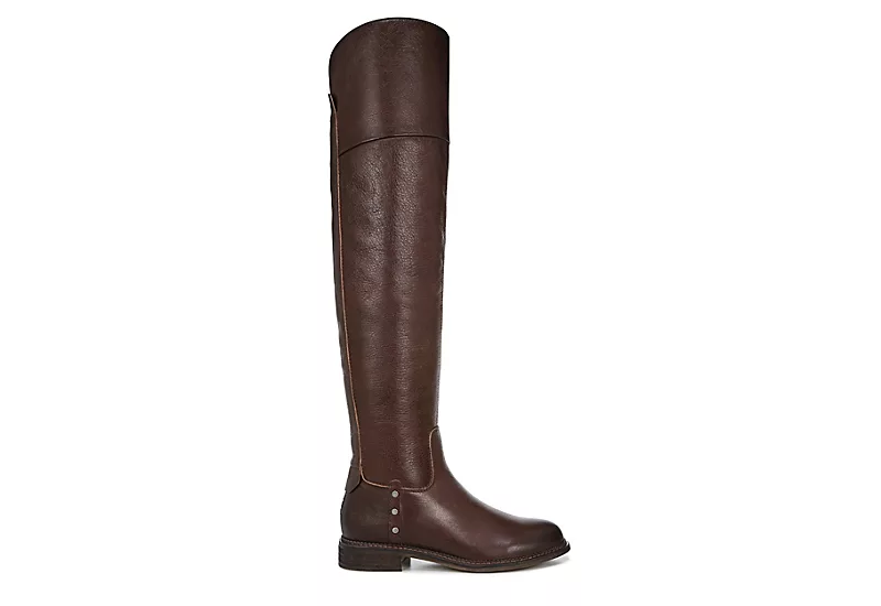 Franco Sarto Womens Haleen Wide Calf Over The Knee Boot - Brown - Image 2