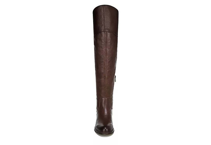 Franco Sarto Womens Haleen Wide Calf Over The Knee Boot - Brown - Image 3