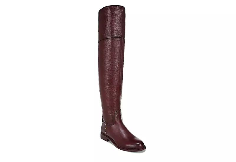 Franco Sarto Womens Haleen Wide Calf Over The Knee Boot - Cognac