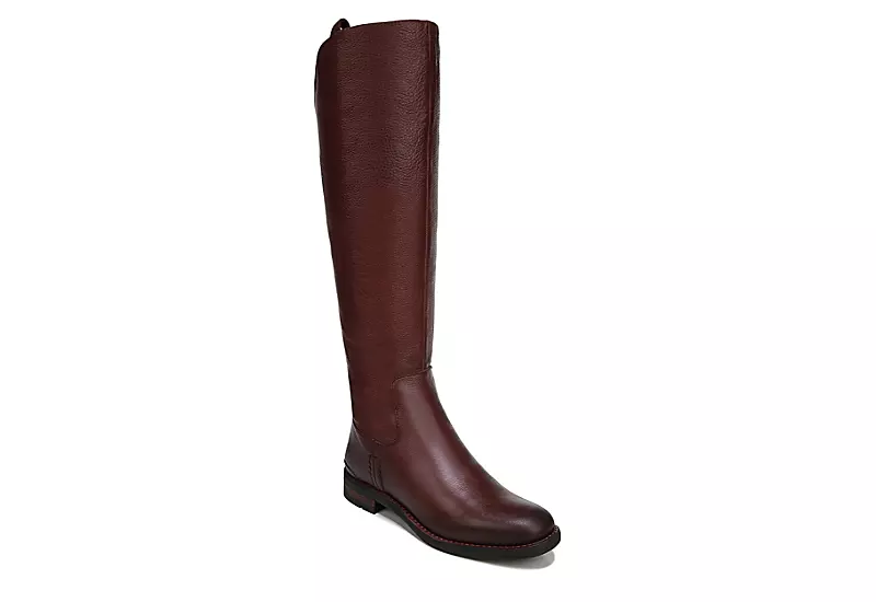 Franco Sarto Womens Meyer Wide Calf Tall Boot - Burgundy