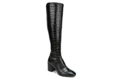 Franco Sarto Womens Tribute Wide Calf Tall Boot - Black