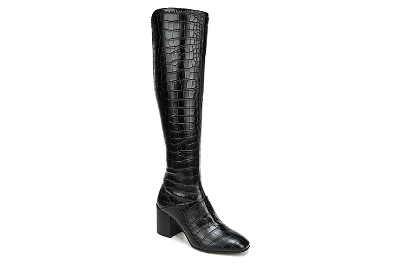 Franco Sarto Womens Tribute Wide Calf Tall Boot - Black