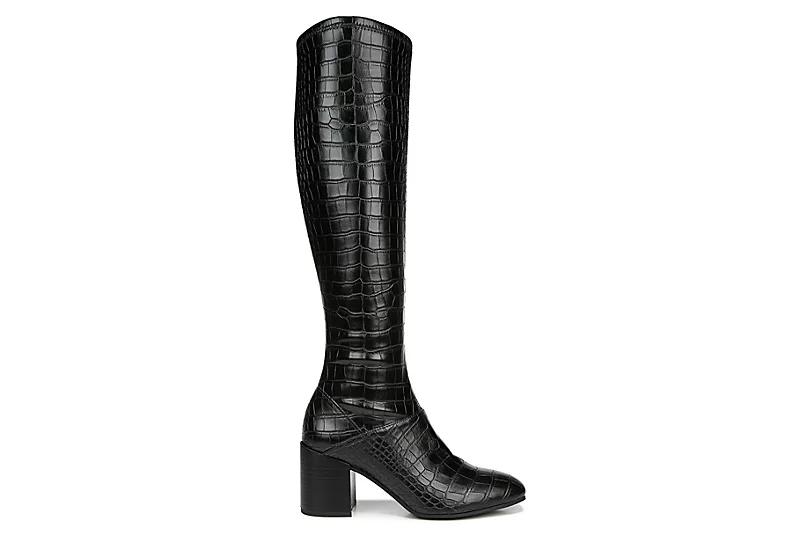 Franco Sarto Womens Tribute Wide Calf Tall Boot - Black - Image 2
