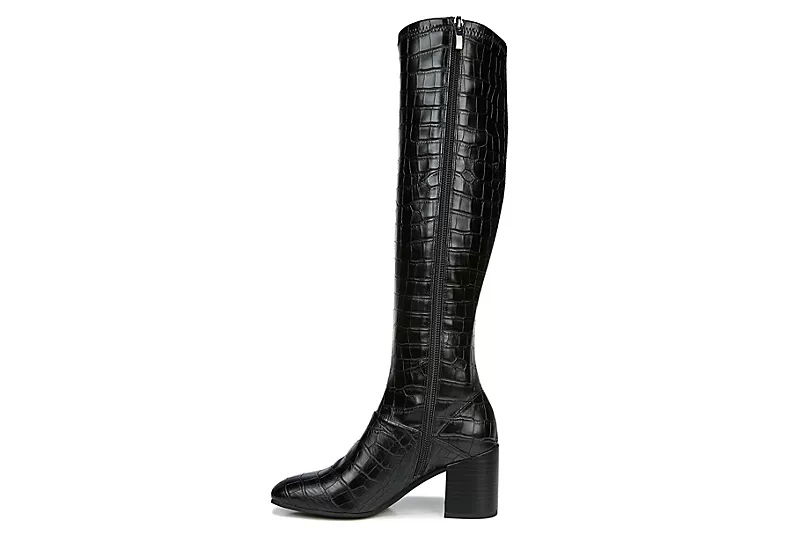 Franco Sarto Womens Tribute Wide Calf Tall Boot - Black - Image 4