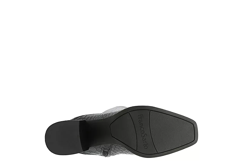 Franco Sarto Womens Tribute Wide Calf Tall Boot - Black - Image 7