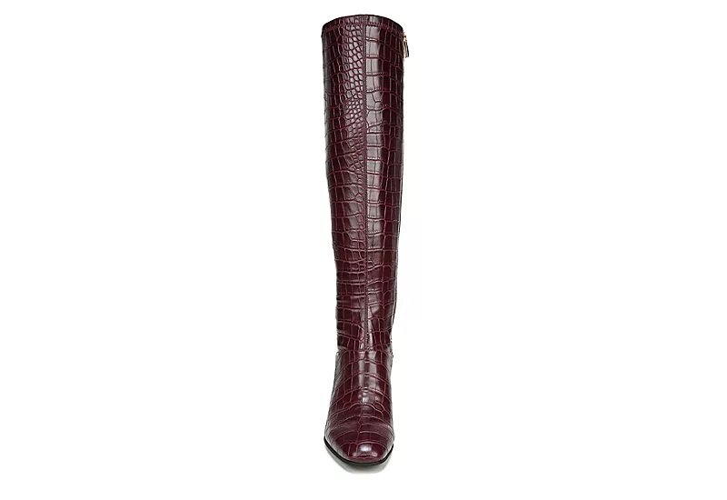 Franco Sarto Womens Tribute Wide Calf Tall Boot - Dark Purple - Image 3