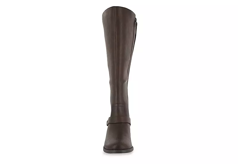 Easy Street Womens Jewel Wide Calf Tall Boot - Brown - Image 3