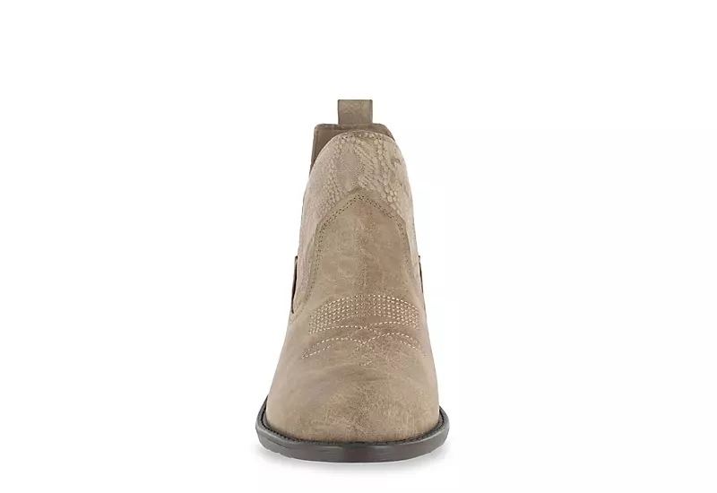 Easy Street Womens Legend Bootie - Taupe - Image 3