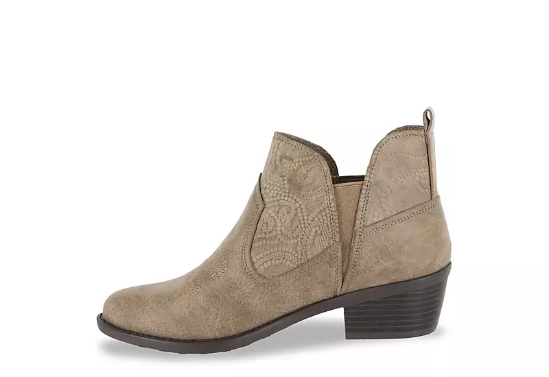 Easy Street Womens Legend Bootie - Taupe - Image 4