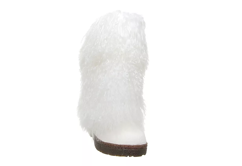 Bearpaw Womens Boetis Ii Fur Boot - White - Image 3