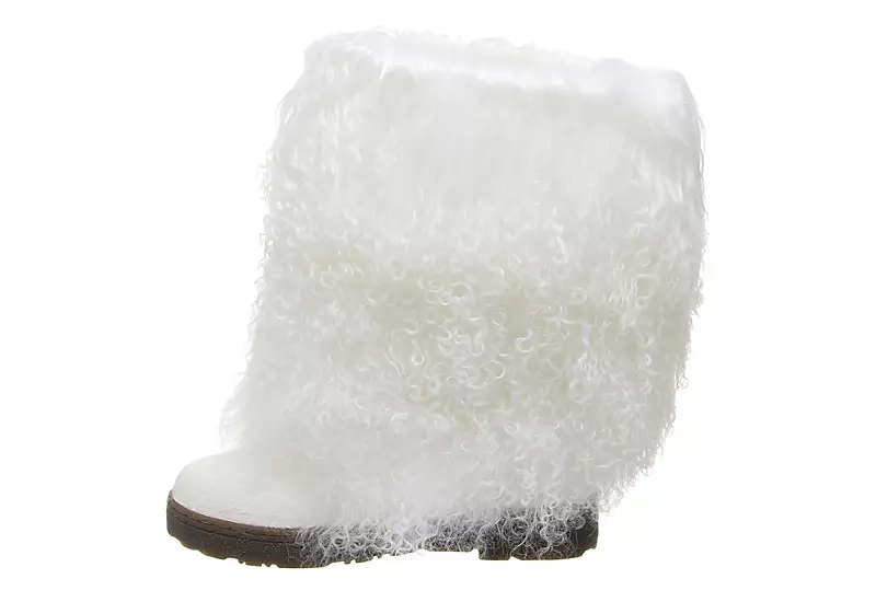 Bearpaw Womens Boetis Ii Fur Boot - White - Image 4