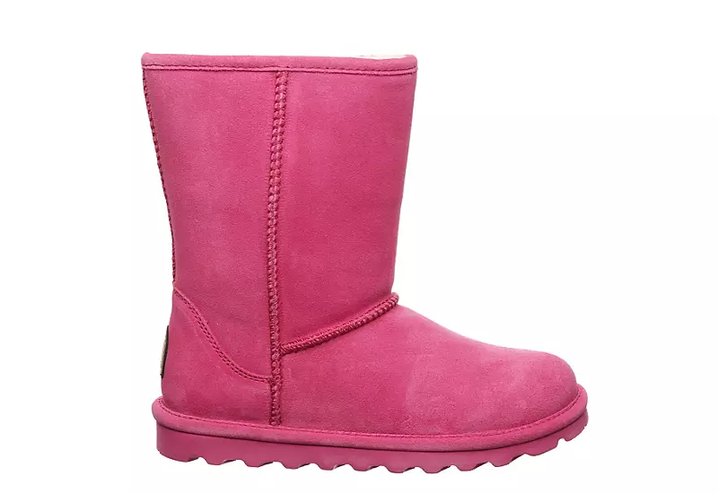 Bearpaw Womens Elle Short Fur Boot - Pink - Image 2