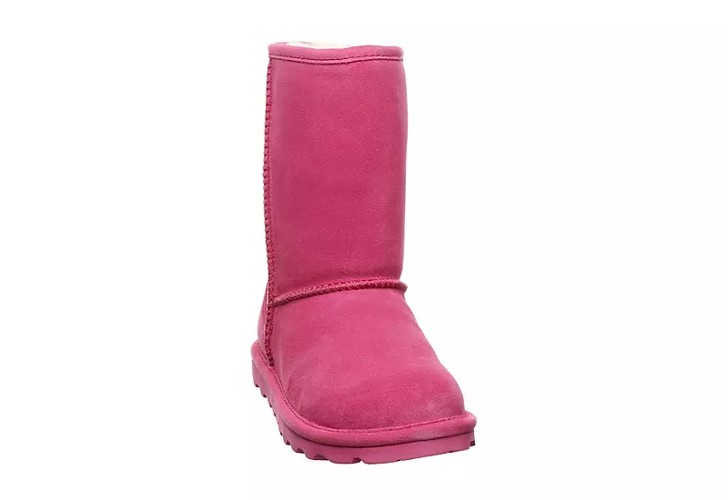 Bearpaw Womens Elle Short Fur Boot - Pink - Image 3