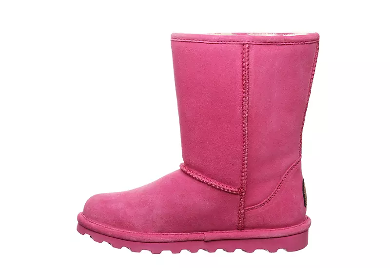 Bearpaw Womens Elle Short Fur Boot - Pink - Image 4