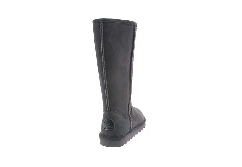 Bearpaw Womens Elle Tall Fur Boot - Grey - Image 5
