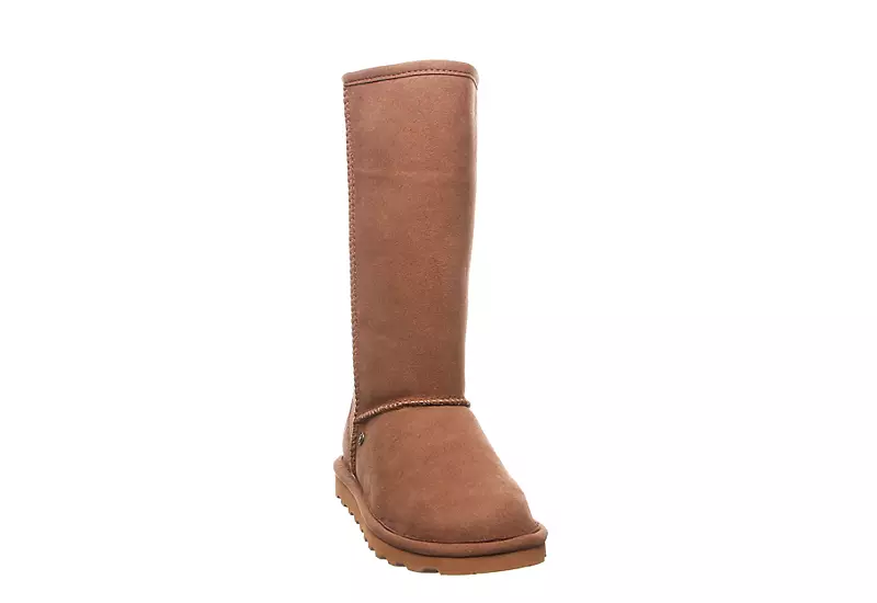 Bearpaw Womens Elle Tall Vegan Faux Fur Boot - Tan - Image 3