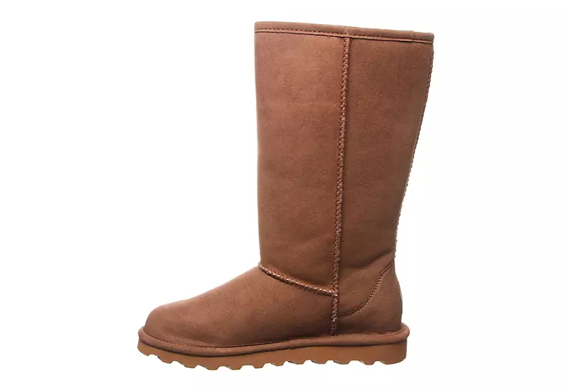 Bearpaw Womens Elle Tall Vegan Faux Fur Boot - Tan - Image 4