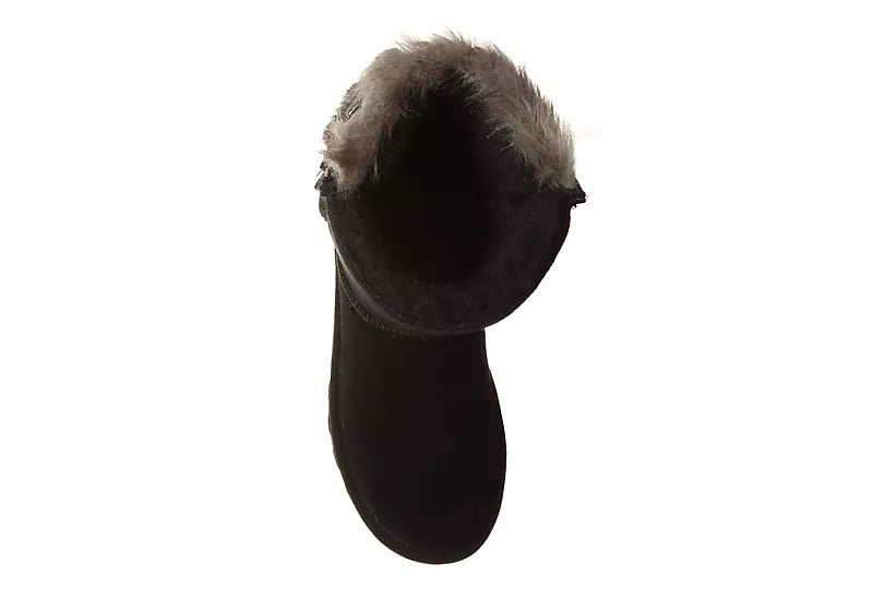 Bearpaw Womens Eloise Fur Boot - Black - Image 6