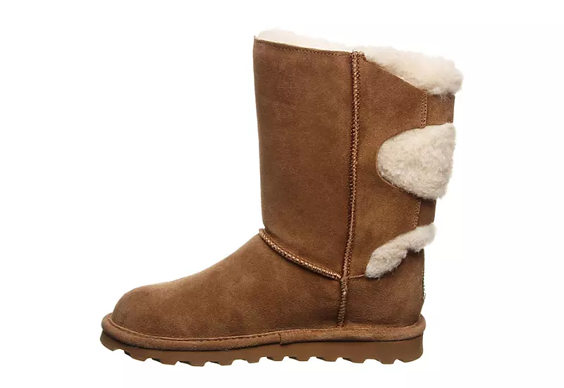 Bearpaw Womens Eloise Fur Boot - Tan - Image 4