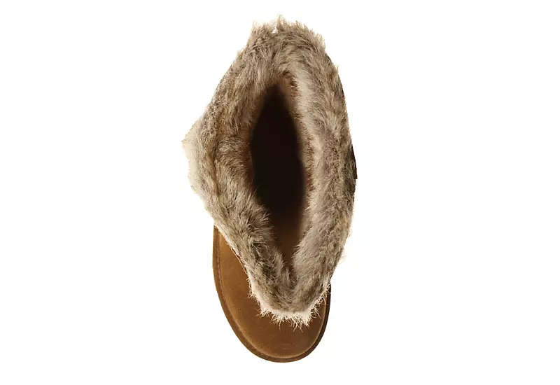 Bearpaw Womens Emery Fur Boot - Tan - Image 6