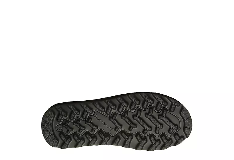 Bearpaw Womens Marta Lace-up Fur Boot - Black - Image 7