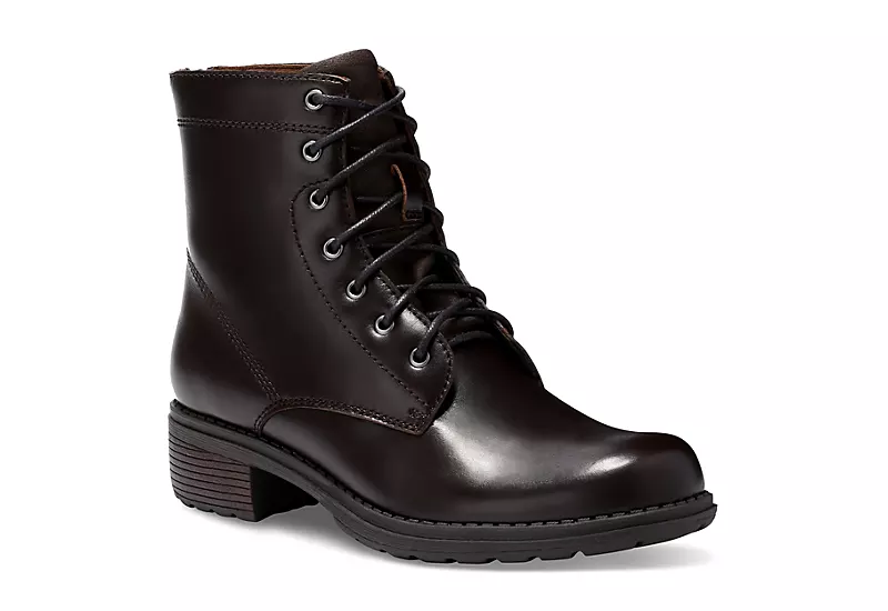 Eastland Womens Blair Combat Boot - Brown