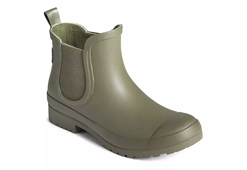 Sperry Womens Walker Chelsea Rain Boot - Olive