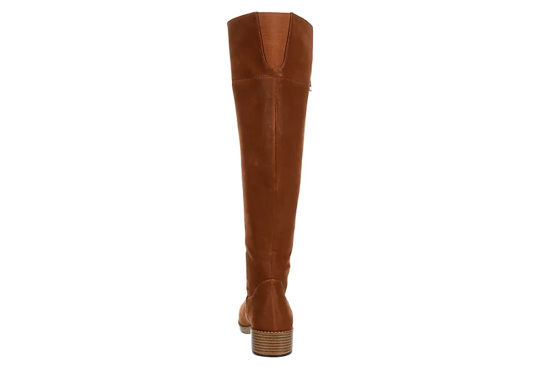 Eva & Zoe Womens Bria Wide Calf Tall Boot - Cognac - Image 5