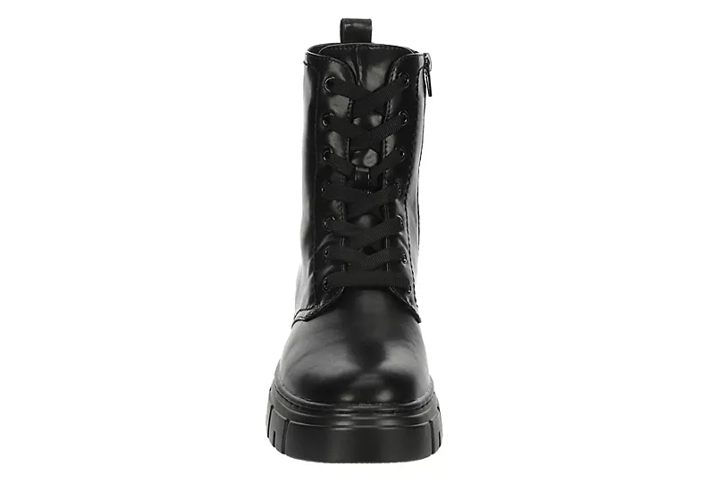 Limelight Womens Rudy Combat Boot - Black - Image 3