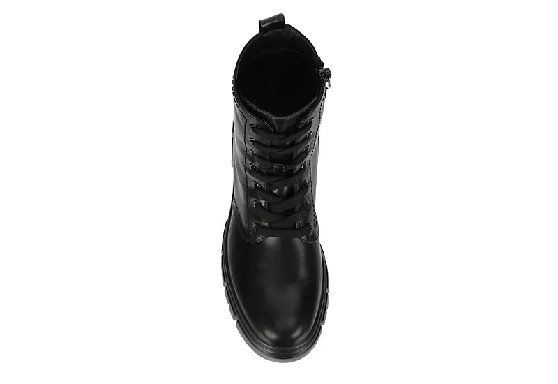 Limelight Womens Rudy Combat Boot - Black - Image 6