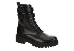 Limelight Womens Burnette Lace Up Boot - Black