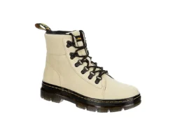 Dr. Martens Dr.martens Womens Combs Suede Combat Boot - Off White