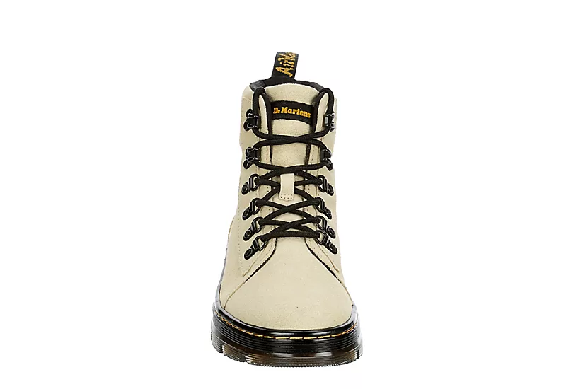Dr. Martens Dr.martens Womens Combs Suede Combat Boot - Off White - Image 3