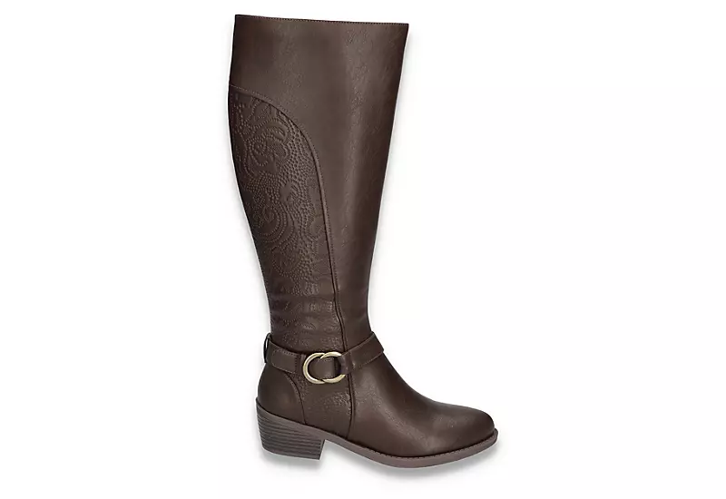 Easy Street Womens Luella Tall Boot - Taupe - Image 2