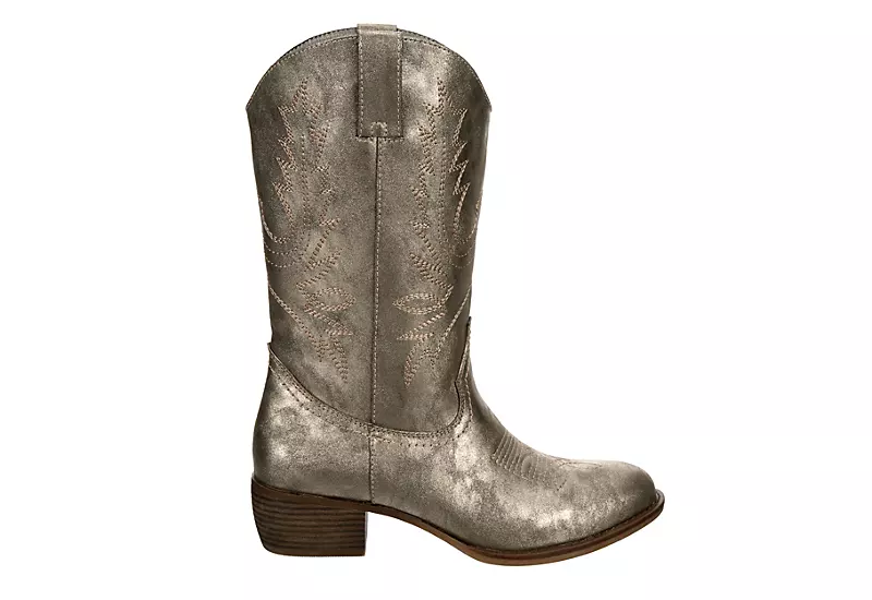 Xappeal Womens Twain Western Boot - Gold - Image 2