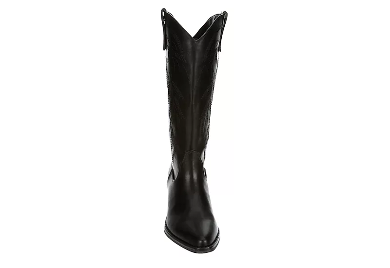 Madden Girl Womens Redford Western Boot - Black - Image 3