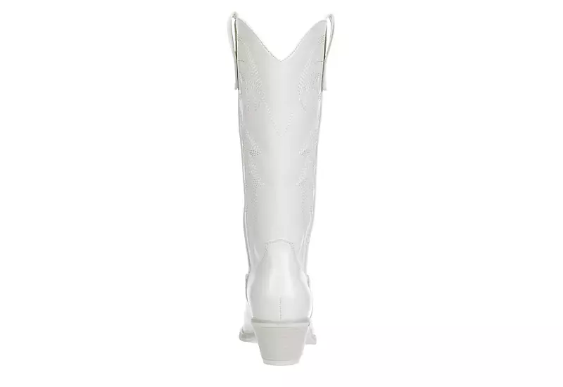 Madden Girl Womens Redford Western Boot - White - Image 5
