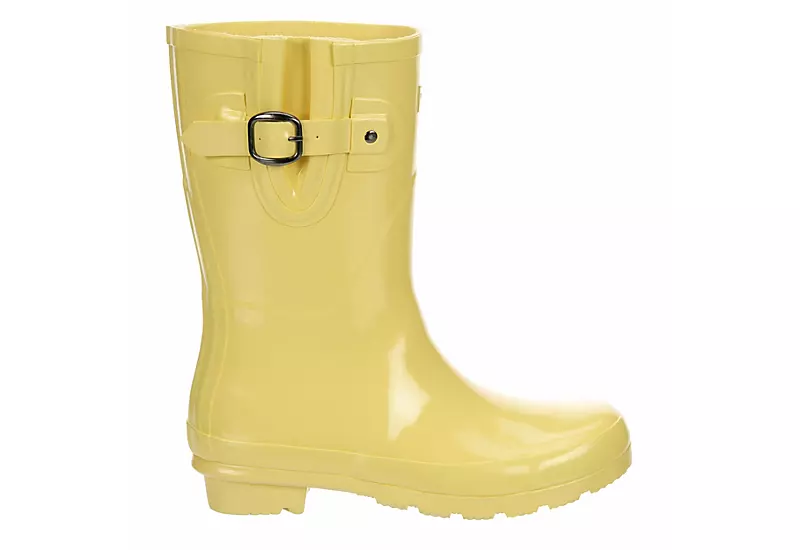 London Fog Womens Piccadilly Rain Boot - Yellow - Image 2