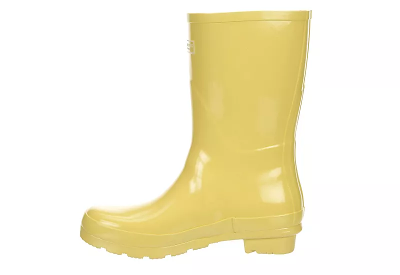 London Fog Womens Piccadilly Rain Boot - Yellow - Image 4