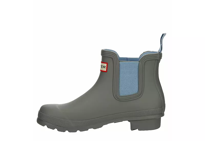 Hunter Boots Llc Womens Original Chelsea Rain Boot - Grey - Image 4