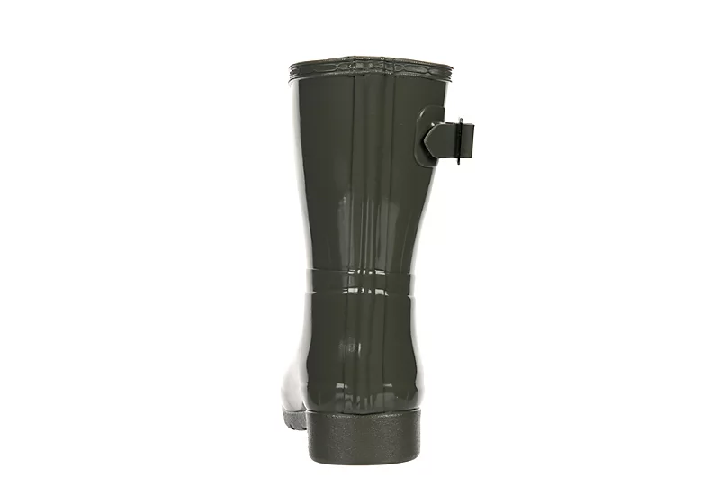 Hunter Boots Llc Womens Original Refined Short Gloss Rain Boot - Grey - Image 5