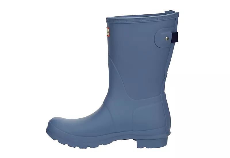 Hunter Boots Llc Womens Original Back Adj Rain Boot - Blue - Image 4