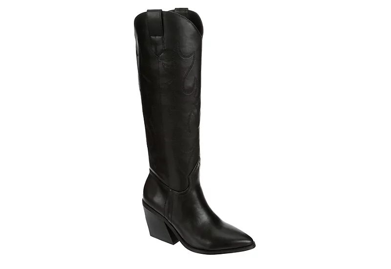 Madden Girl Womens Arizona Western Boot - Black
