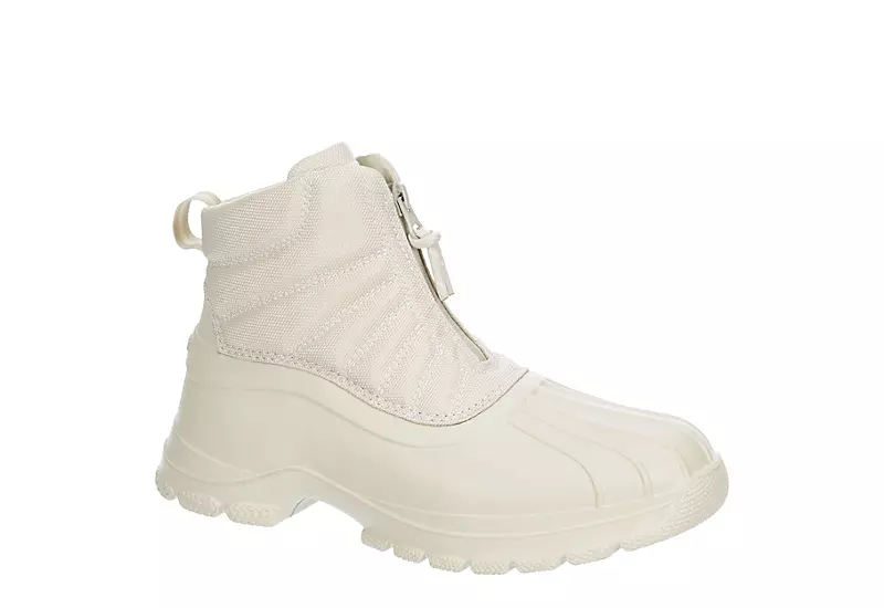 Sperry Womens Duck Float Zip Up Boot - Ivory