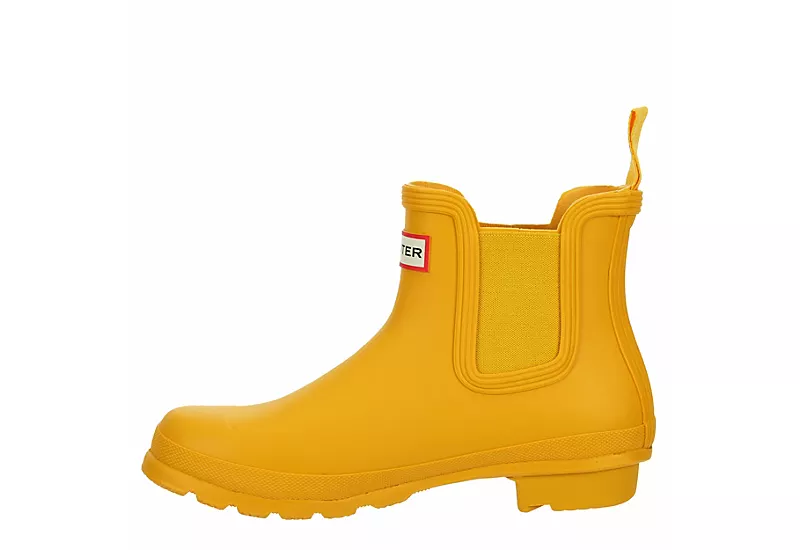 Hunter Boots Llc Womens Original Chelsea Rain Boot - Yellow - Image 4